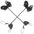 thumbnail image 2 of KAKOWELY 2pcs Heavy Duty Ratchet Ropes Adjustable Rope Ratchets Hanger Grow Light Rope Hangers,94.49"X1.3"X0.63", 2 of 5