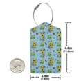 thumbnail image 4 of Pofeuu Sunflowers And Bees Print Luggage Tags, Privacy Cover ID Label with Stainless Steel Loop and Address Card for Travel Bag Suitcase-4 PCS, 4 of 5