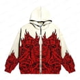 thumbnail image 4 of Suéter de esqueleto de cuello redondo estilo milenio Y2K estilo pareja 2022 otoño e invierno nueva chaqueta de cabeza de calavera de manga larga, 4 of 5