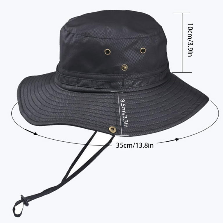 UV Protection Bucket Hat Men Sun Hat Fisherman s Hat Outdoor Straw Bucket  Hat for Fishing Hunting 