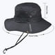 thumbnail image 3 of Sombrero de pescador con protección UV para hombre, sombrero para el sol, sombrero de pescador, sombrero de paja para exteriores para pesca y caza, 3 of 10