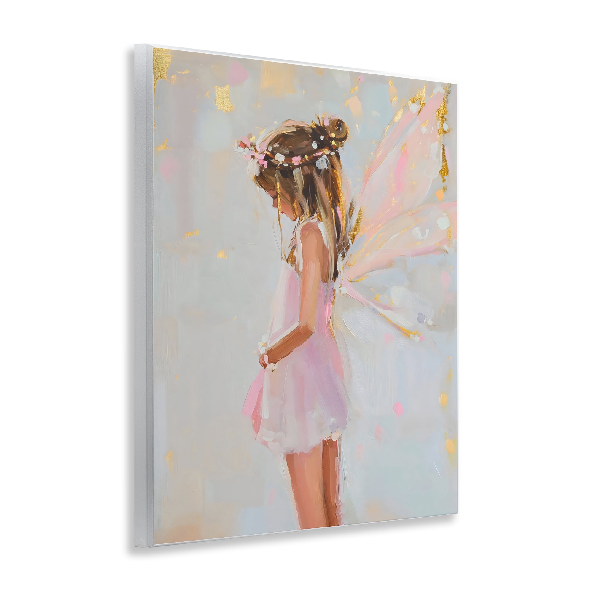Stupell Industries Youthful Fairy Girl Wall Plaque Art, design by The Prints Vibe