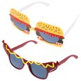 thumbnail image 2 of KAKOWELY 2 gafas de sol novedosas para accesorios de fiesta de Halloween, gafas de sol para fotomatón, gafas de sol ligeras para fiesta, gafas divertidas para fiesta, 2 of 4