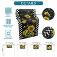 thumbnail image 7 of Table Runner Sunflower Bees Table Decoration for Kitchen Dinning Black White Buffalo Plaid Table Decoration for Indoor Outdoor Party Wedding Decor 13x72inch, 7 of 7