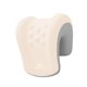 thumbnail image 3 of Reposacabezas para silla de oficina, almohada de espuma viscoelástica para reposacabezas, funda extraíble, almohada cómoda para la siesta en el avión Beige Gris, 3 of 9