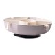 thumbnail image 2 of Cesta de frutas, olla caliente, bandeja de drenaje, platos para dulces y aperitivos, rotación de 360 ​​grados S Gris Blanco, 2 of 9