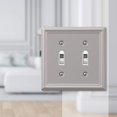 thumbnail image 3 of Placa de pared Amerelle 149TTBN Chelsea Steel con doble palanca, 3 of 4