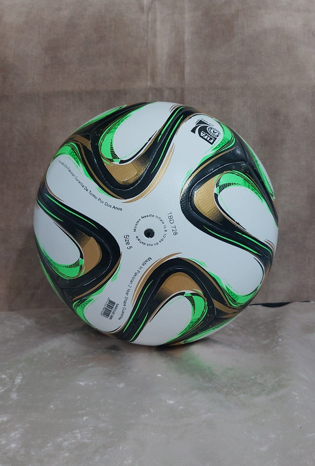 Rio Final Brazuca Football Soccer Ball Size 5 Thermal bonded