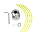 thumbnail image 4 of Grass Trimmer Head with 4 Mower Rope Grass Cutter Accessories for Home Garden Farm Convenient to Change Replaces Replacement Parts Compact, 4 of 10