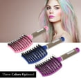 thumbnail image 4 of Anself Curved Boar Bristle Hair Brush Massage Comb Detangling Hairbrush for Women, 4 of 7