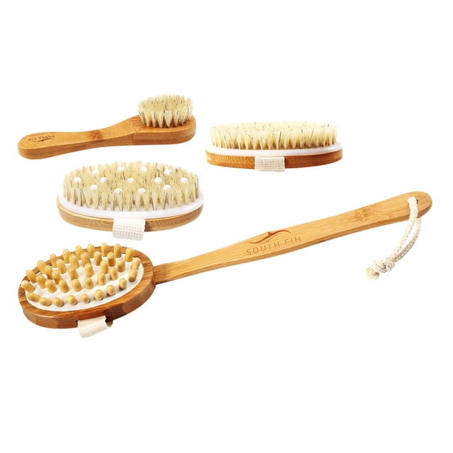 Cepillos Corporales De Cepillado En 5 Piezas Ideales Para Exfoliantes De Seca / Húmeda Sunnimix Cepillo corporal de cepillado en seco