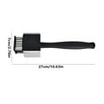 thumbnail image 4 of Meat Mallet Double-Sided Comfortable Grip Handle Stainless Steel Heavy Duty for Tenderizing Steak Beef Fish, 4 of 8
