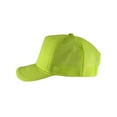 thumbnail image 2 of Bike Thunderbolt Adjustable Foam Trucker Hat w/ Rope Brim - Neon Yellow, 2 of 2