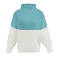 thumbnail image 2 of Vedolay Fall Sweaters for Women 2023 Womens 2023 Sweaters Trendy Fal Long Balloon Sleeve Loose Pullover Top,B One Size, 2 of 3