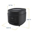 thumbnail image 4 of West Bend 12 Cup Multi-Function Rice Cooker, in Black (RCWB2LBK13), 4 of 16