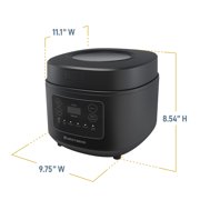 West Bend 12 Cup Multi-Function Rice Cooker, in Black (RCWB2LBK13)