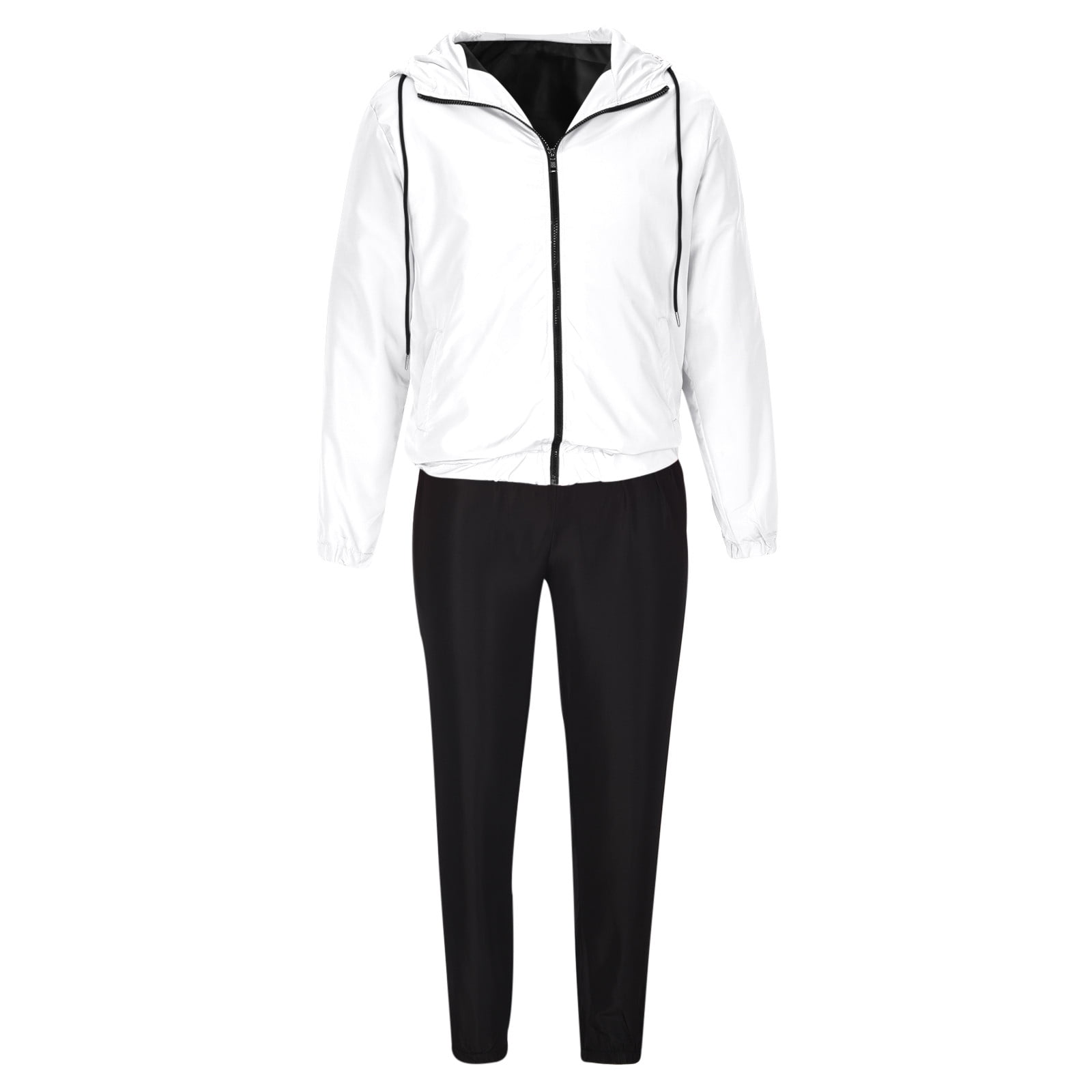 Hfyihgf Men's Tracksuit Jogging Sweat Suits 2 Piece Casual Hooded Track