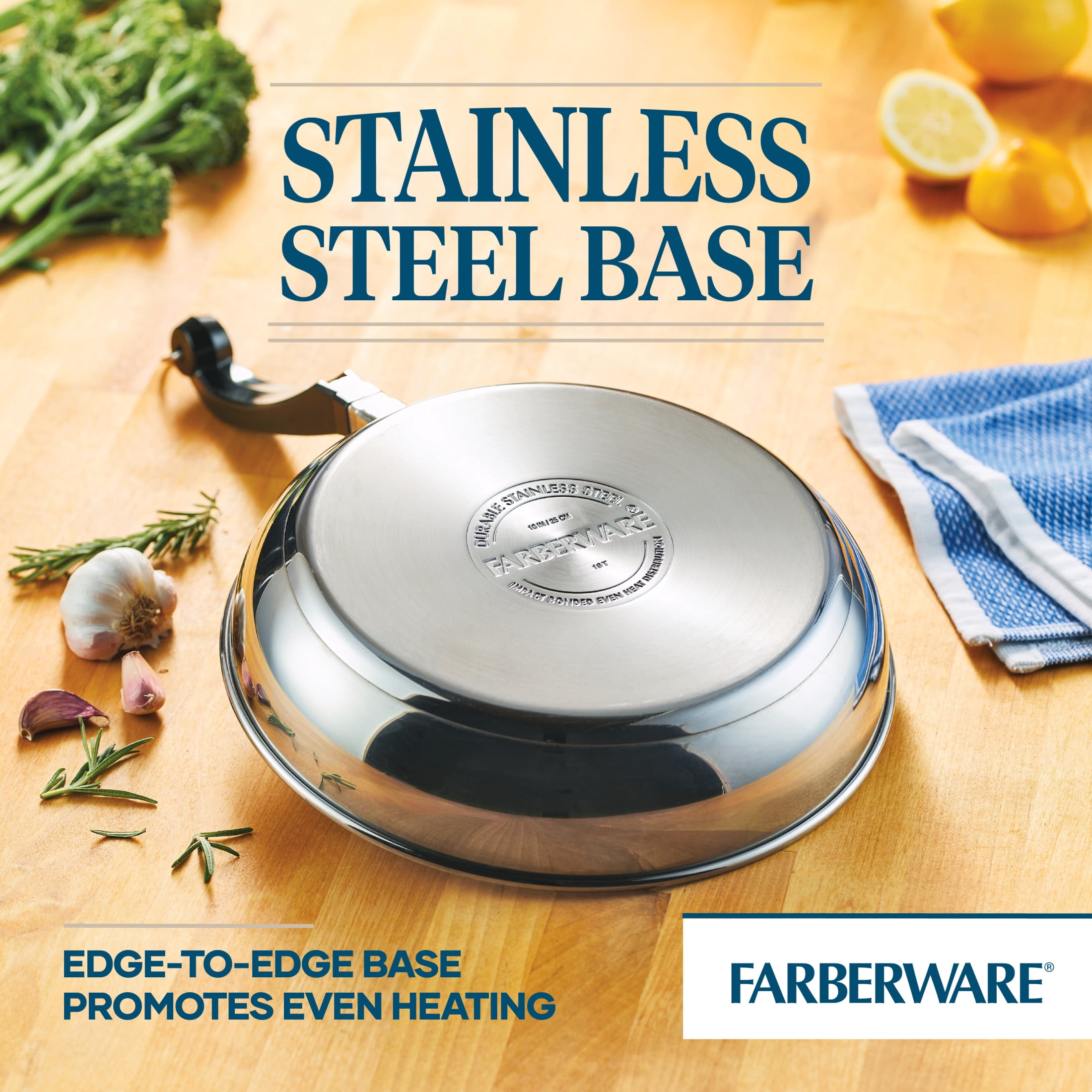 Farberware Classic Stainless Steel 15-Piece Cookware Set – Kitchen