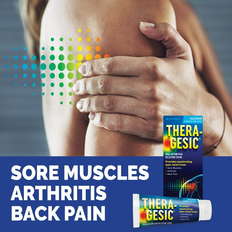 Thera-Gesic Dual-Action Pain Relief Cream HSA/FSA Eligible