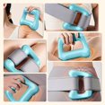thumbnail image 4 of 5-Speed Handheld Massager Ring with Adjustable Belt, High Frequency Vibration Deep Tissue Body Massager with Adjustable Heat for Waist Legs Arms Muscle Relaxation (Blue), 4 of 7