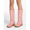 thumbnail image 2 of No Boundaries Faux Leather Tall Riding Boots, Women's (Wide Width Available), 2 of 8