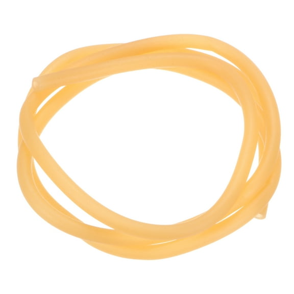 1 Meter Length Natural Latex Rubber Tubing, 3x6mm(IDxOD) Rubber Tube Hose, Yellow