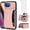 Pink, variant on REQO Phone Case for Moto One 5G/One5G UW/Moto G G5 Plus Wallet Cover with Tempered Glass Screen Protector and PU Leather Credit Card Holder Stand TPU Cell Motorola One Lite XT2075-1 Women Men Pink