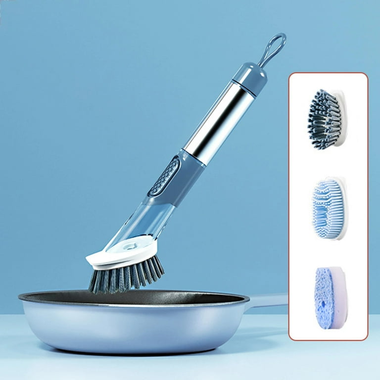 Dish Washing and Sink Cleaning Brush with Silicone Head – Wistahome