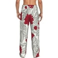 thumbnail image 3 of Haiem Leaves And Anemone Men's Pajama Pants Ultra Lightweight Pjs Bottoms Sleepwear Bottom Pants with Pocket Drawstring-Small, 3 of 9