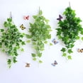 thumbnail image 5 of Fake Hanging Plants Vines, Ongmies 1Pc Artificial Potted Plants Vines, Realistic Faux Hanging Pothos with Ivy Vine for Wall Home Office Aesthetic Living Kitchen Bathroom, 5 of 9