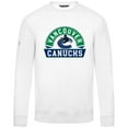 thumbnail image 2 of Men's Levelwear White Vancouver Canucks Zane Banner Arch Pullover Sweatshirt, 2 of 3