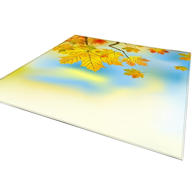 Vwrxbz Maple Leaf Area Rug 24x35 Inches Non-Slip Thanksgiving Living Room Bedroom Floor Mat