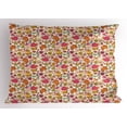 thumbnail image 1 of Tea Party Pillow Sham Retro Style Kitchen Things Pattern Cups and Pots Delicious Cakes Colorful Candies, Decorative Standard Queen Size Printed Pillowcase, 30 X 20 Inches, Multicolor, by Ambesonne, 1 of 2