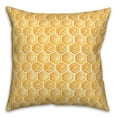 thumbnail image 2 of Creative Products Painted Honeycomb 18 x 18 Spun Poly Pillow, 2 of 3