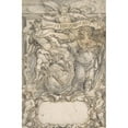 thumbnail image 2 of Francisco Rizi 13x18 Black Ornate Wood Framed Double Matted Museum Art Print Titled - Design for a Frontispiece; Mercury and Fame (1650), 2 of 5