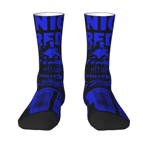 Five Nights At Freddy's Novelty Crew Socks Casual Socks Mid Calf Socks For Women Men