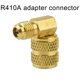 thumbnail image 4 of R410A Refrigeración Adaptador de carga Adaptador de refrigerante SAE SAE Hilo externo 1/4 latón 5/16 SAE para R410 R32 R22 Sistema de válvulas, 4 of 9