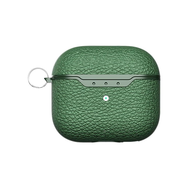 for AirPods 4 Case slip Lychee Pattern Carbon Fiber Texture Shockproof Washable Cover Earphone Protective For AirPodsP