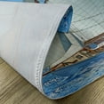thumbnail image 4 of Ambesonne Nautical Place Mats Set of 4, Sailboat Regatta Race, Standard Size, Blue White Brown, 4 of 5