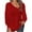 Red, variant on GigrtiJin Womens Fall Shirt Long Sleeves Solid Color V-Neck Button Pullover Tops Fashion Casual Loose Comfy Blouse