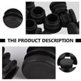 thumbnail image 2 of Miangastore Pipe Plug Black Plastic 100Pcs 1.5X1.5X0.6In, 2 of 8