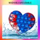 thumbnail image 4 of 2 paquetes Pop Bubble Push Fidget, Popit Popits Poppit Popper It Figetget Sensory Autism Fidgets Game Cheap S Kids Poop Its Popet Popits Figit Fijet Figut Adhd Yellow Octopus Adepaton WMCH-330, 4 of 7