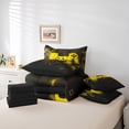 thumbnail image 4 of Erosebridal Teenage Gamer Bed in a Bag Full Size, Gaming Video Game Bed Set, Yellow Gamepad Room Decor, Reversible 7-Piece, 4 of 4