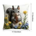 thumbnail image 3 of Nkmbld Throw Pillow Covers 18x18 inch - Summer Farmhouse Decorative Pillow Cover for Living Room Couch Sofa Bed Short Lint Cushion Pillowcase, 3 of 8