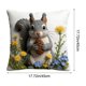 thumbnail image 3 of CaiYueKe Decorative Throw Pillow Cover Cute Embroidery 3D Effect Sofa Bedroom Living Room Home Decor Accent Pillowcase Soft Short Lint Cozy Pillow Cushion Cover Decorative Pillow, 3 of 7