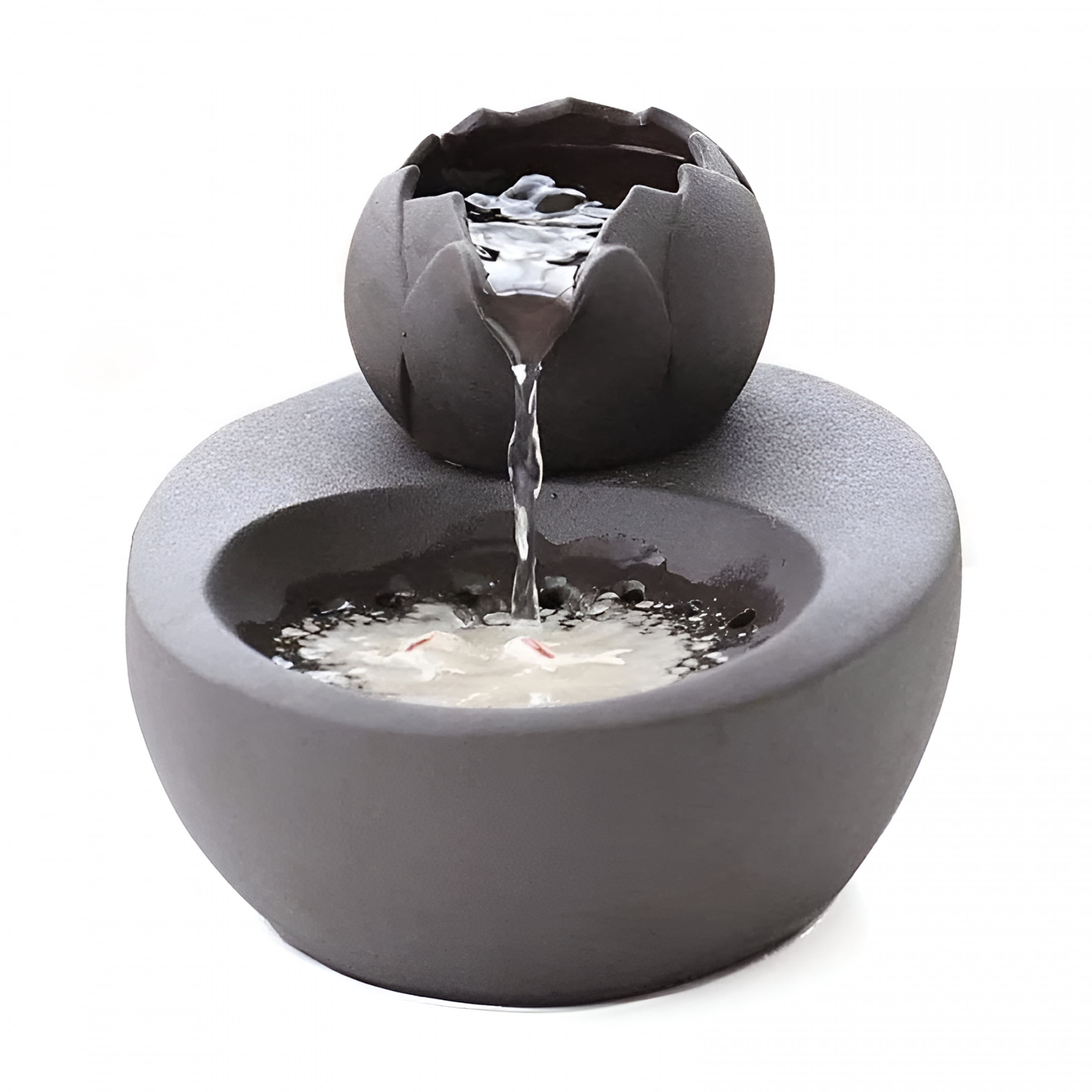 ACDANC Cat Fountain Ceramic Pet Water Dispenser Vertical Cats Drinking Fountains, Automatic Circulation Filters Water Water Fountains for Cats Indoor