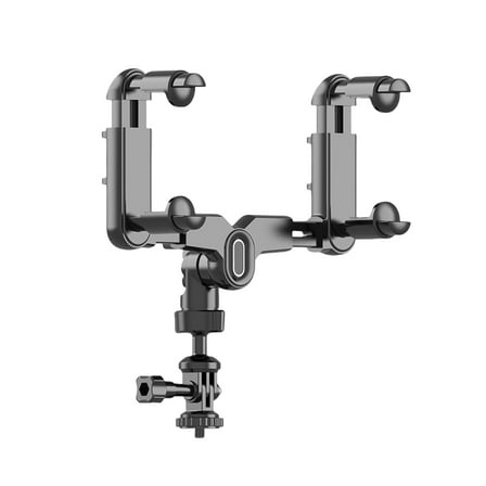 GENEMA Ergonomic Rearviews Mirror Camera Mount for Action Cameras 360 Degree Adjustable