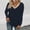 Navy, variant on Vivianyn HD Women's Graphic Embroidered Sweatshirt, Crew Neck Long Sleeve Casual Pullover with Elbow Patches,Black,Size S-XXL