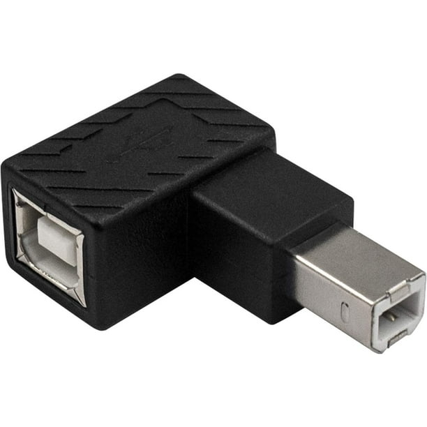 USB B 2.0 Adapter, USB 2.0 TypeB Printer Cable Adapter, Right Angle