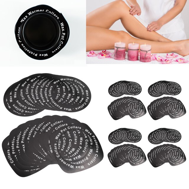 Waxing Machine Cleaning Paper, Waxing Machine Cleaning Paper, Paper Professional 50pcs Round + 50pcs Quadrate for Salon Hairstylist